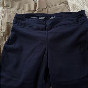 Croft & Barrow Navy and Tan Pants